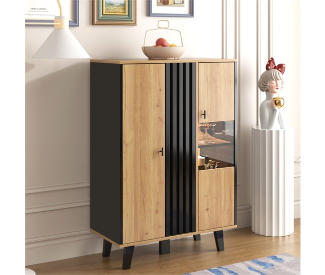 Aparador com 2 portas Natural