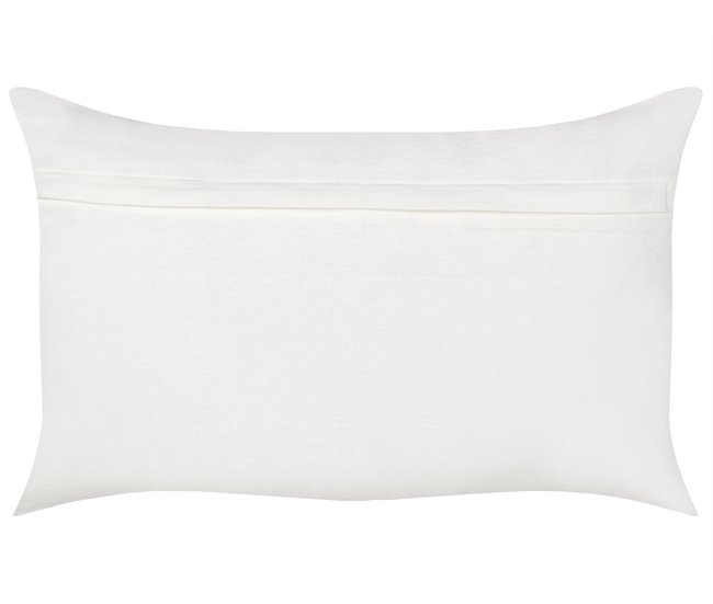 Beliani Almofada decorativa SPANDOREA Branco