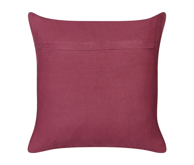 Beliani Almofada decorativa CADETIA 45x45 Branco/ Bege