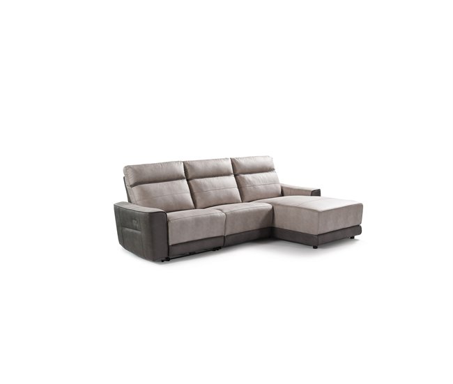 Chaise longue relax eléctrico MOON Cinza