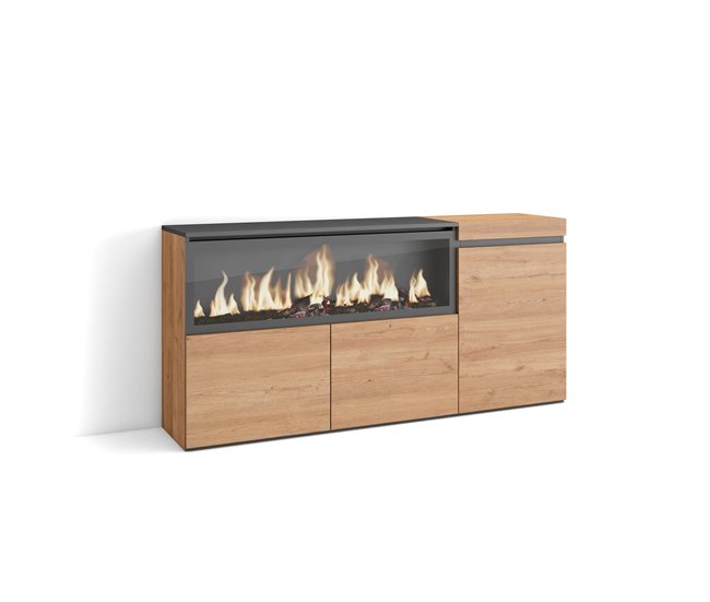 Aparadores para sala de estar 158 Carvalho