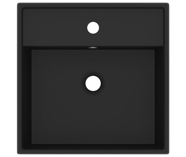 Lavatório - Lavabo - Pia de banheiro luxuoso quadrado Preto