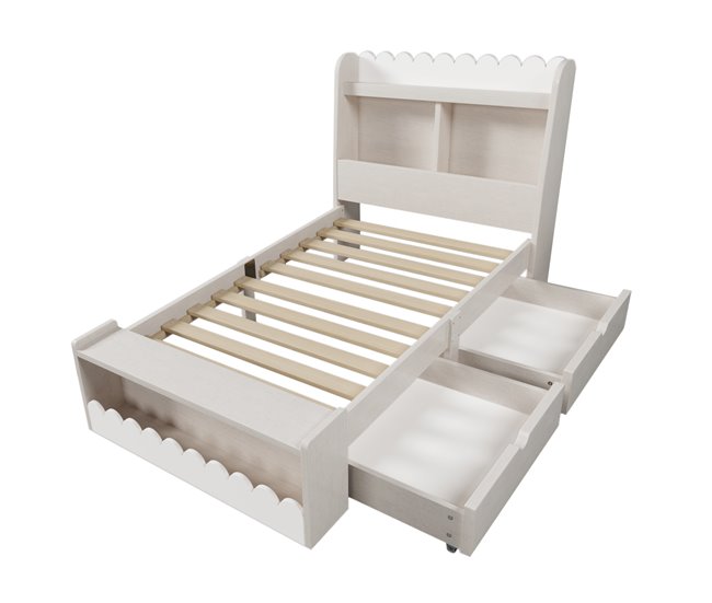 Camas individuais 98x230 Branco