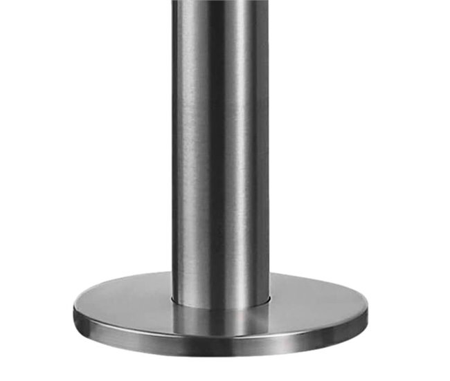 Sined STINTINO Chuveiro em aço inoxidável 316L com chuveiro giratório e chuveiro manual, Inox Cinza