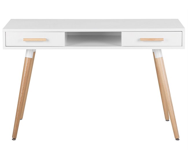 Beliani Secretária FRISCO 120x50 Branco