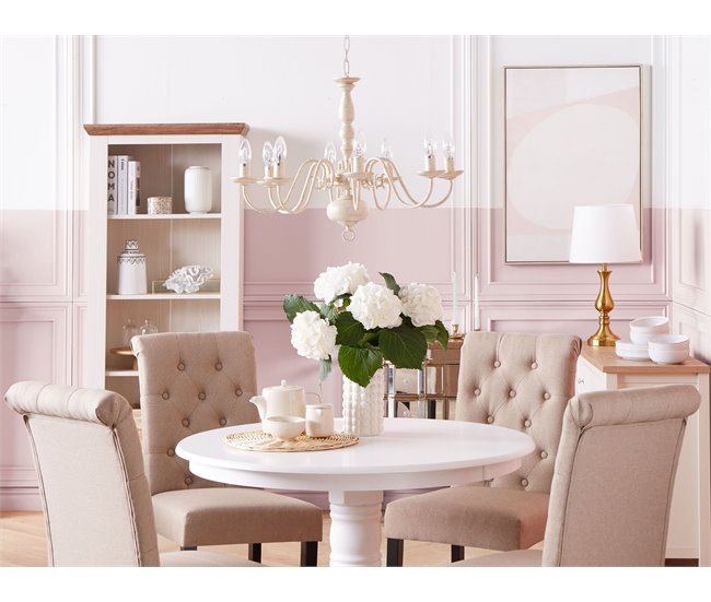 Beliani Lustre BRITHON Branco/ Bege