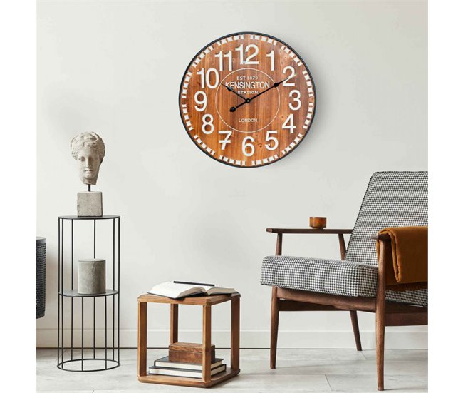Relógio de parede vintage Thinia Home Madeira