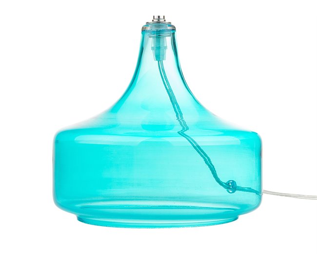 Beliani Candeeiro de mesa ERZEN Azul