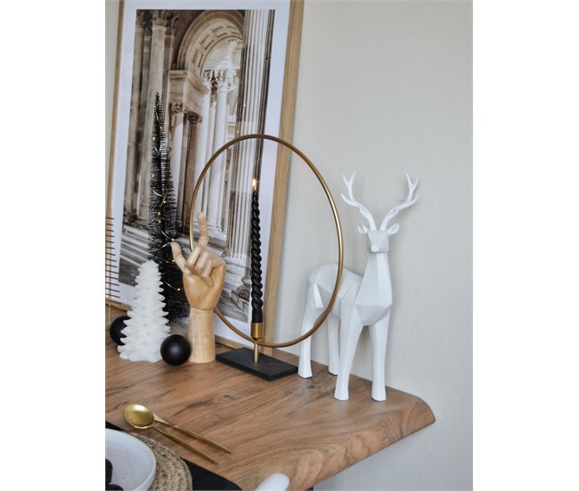 Beliani Candelabro SERAM Dourado
