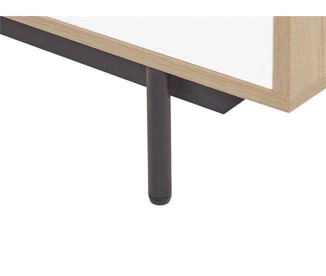 Beliani Mesa de TV ITACA 163 Castanho