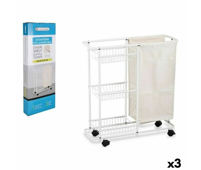 Prateleira de Casa de Banho Laundry Bag Multicor