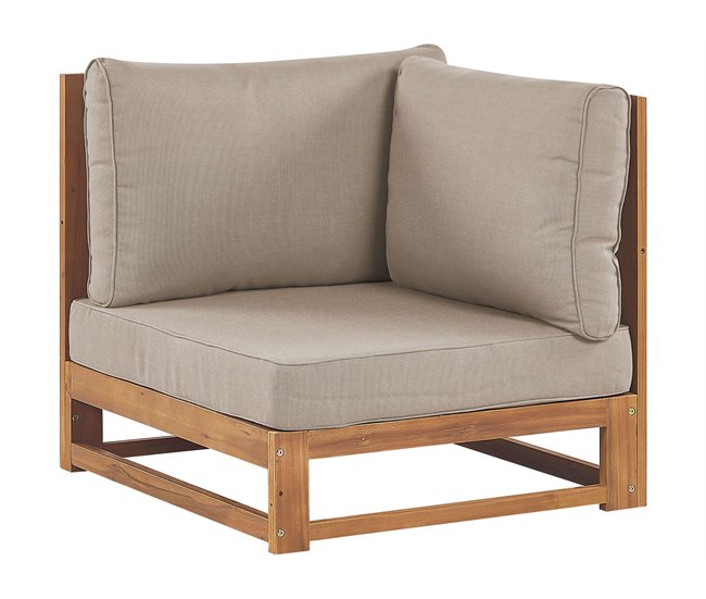 Beliani Conjunto lounge TIMOR Cinza Escuro