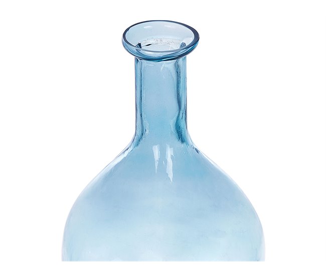 Beliani Jarrón decorativo PAKORA Azul Claro
