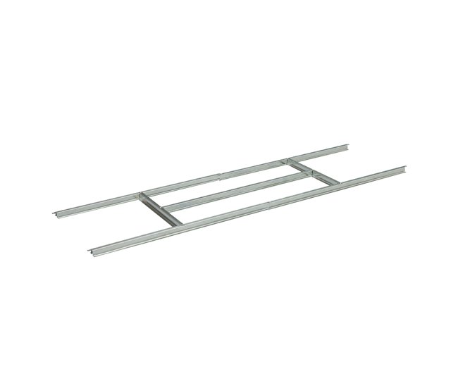 Abrigo de Jardim Aço Galvanizado e PP Outsunny 213 Amarelo