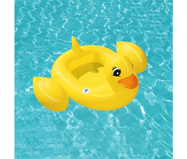 Barco insuflável para patos Amarelo