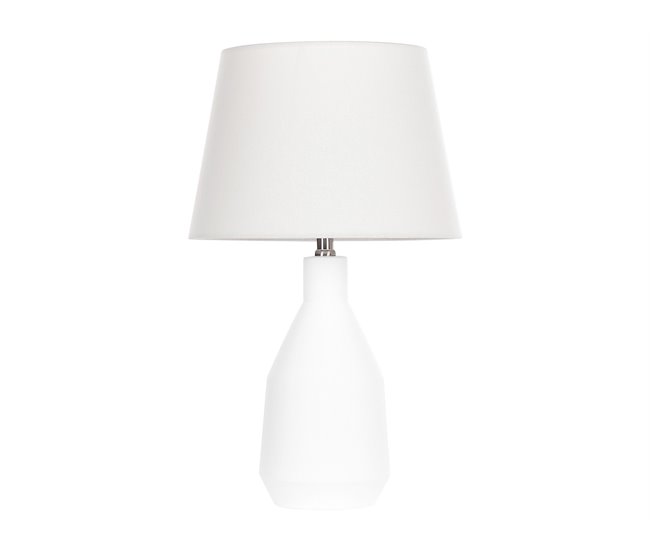 Beliani Candeeiro de mesa LAMBRE Branco