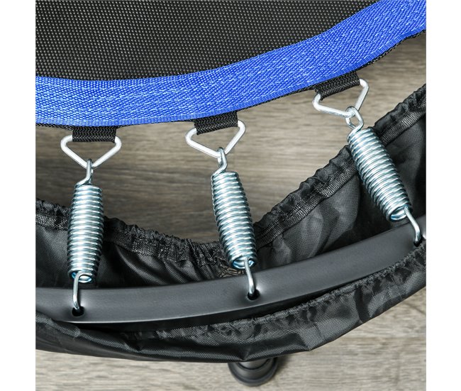 Trampolim Fitness Aço, PP e Tecido Oxford HOMCOM Azul
