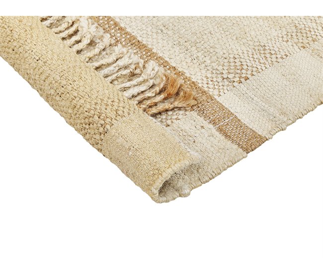 Beliani Entrelaçado YELMEZ 80x150 Bege