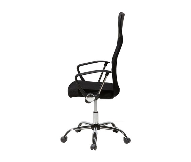 Beliani Cadeira de escritório DESIGN Preto