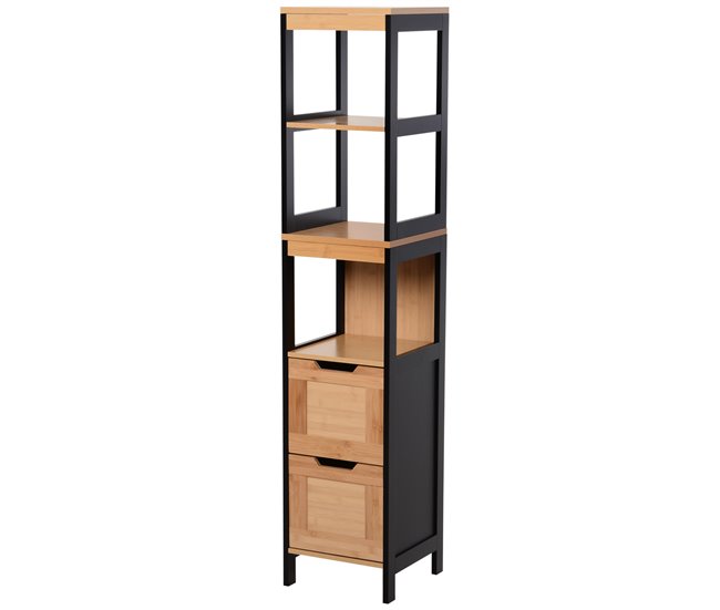 Armário auxiliar MDF, Bamboo kleankin, casa - casa de banho Multicor
