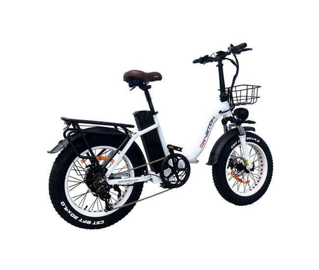 DrveTion CT20 Bicicleta Elétrica - Motor 750W Bateria 48V15AH Branco