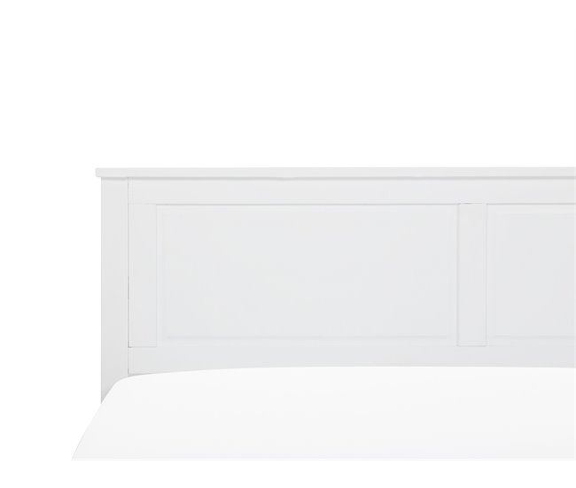Beliani Cama Pinho OLIVET 169x208 Branco