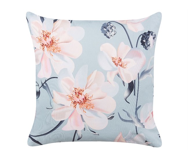 Beliani Almofada de jardim APRICALE 45x45 Azul Claro