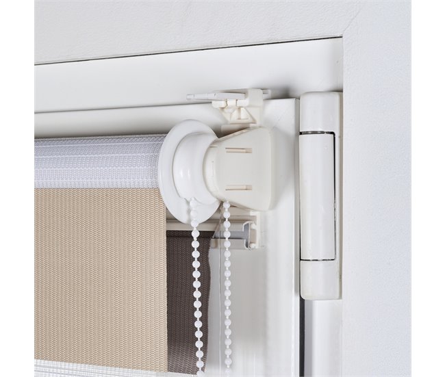 Estores Noite e Dia EasyFix, estore de rolo instalação sem furar 