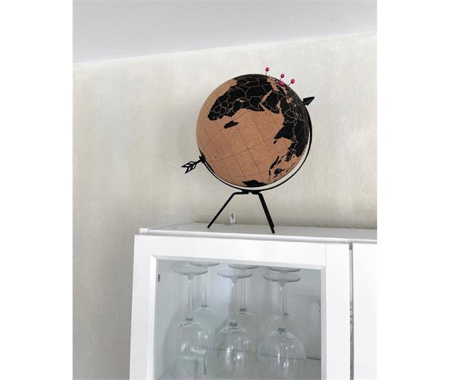 Beliani Globo BATTUTA Castanho