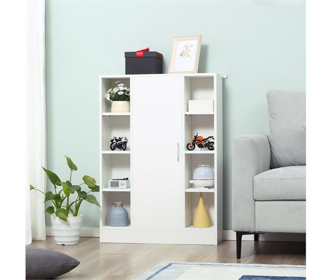 Armário Casa de Banho Melamina de Madeira kleankin 71 Branco