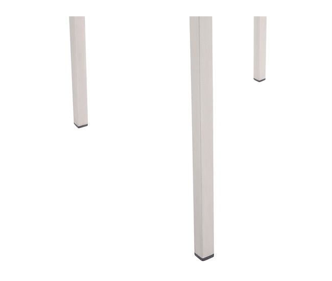 Beliani Conjunto de refeição COSOLETO/GROSSETO Branco