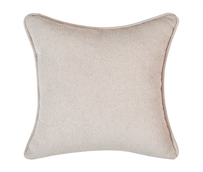 Beliani Chaise longue Bouclé CHEVANNES Bege