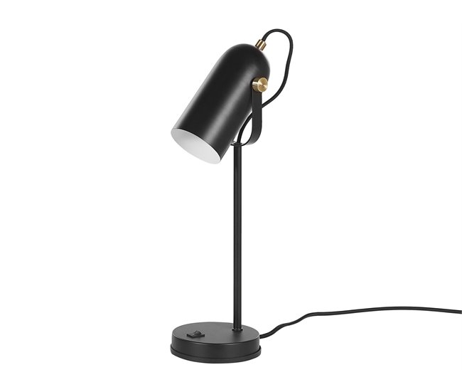 Beliani Candeeiro de mesa TYRIA Preto