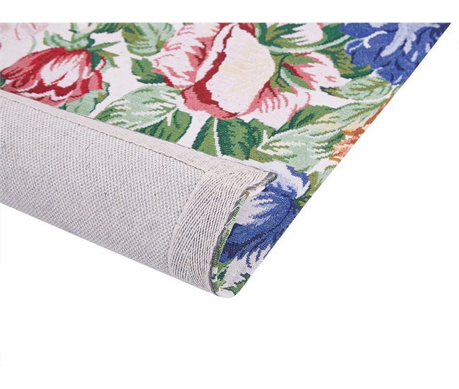 Beliani Entrelaçado FARWAN 140x200 Multicor