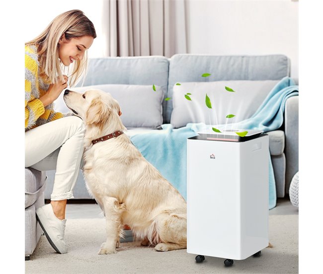 Desumidificador de Ar HOMCOM 821-029V91WT Branco