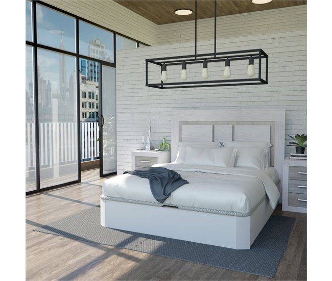 Sommier rebatível luxo S-Max 3D 150x190 Branco