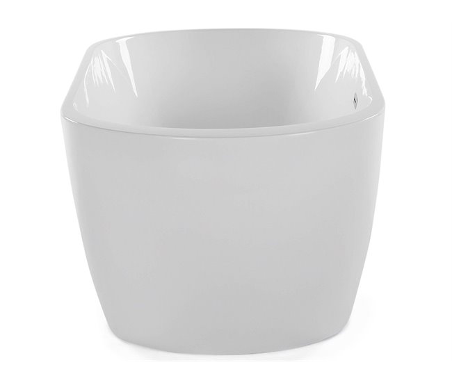 Beliani Bañera independiente NEVIS 75x150 Branco