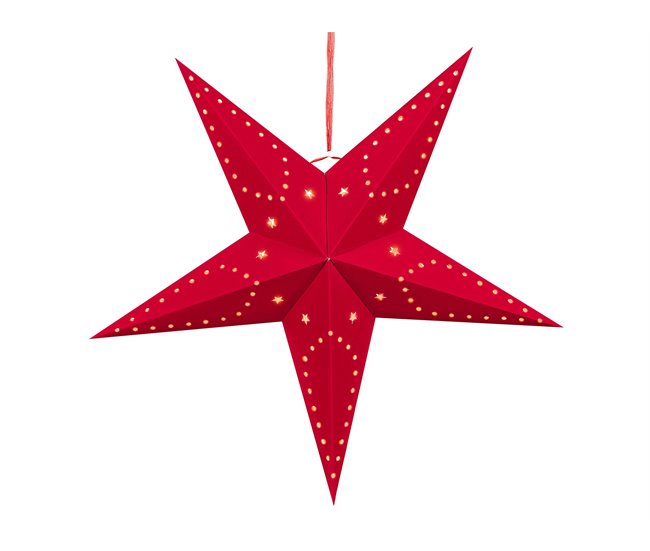 Beliani Acessório decorativo MOTTI Vermelho