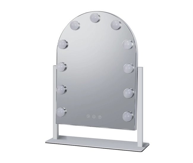 Espelho TANIA LED 11 luzes 47,5x36,5cm marca CONFORAMA Branco