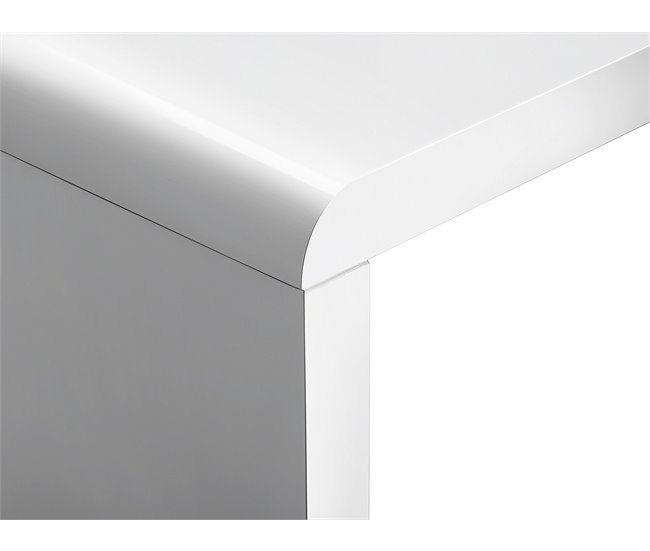 Beliani Mesa de centro MINNESOTA 60x120 Branco