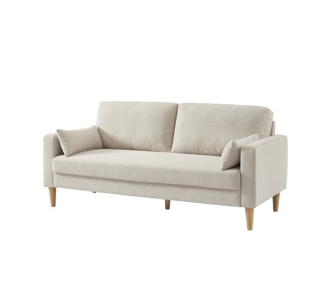 Sofá fixo 2 lugares ONA Bege