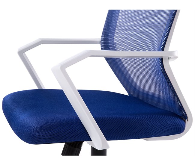 Beliani Cadeira de escritório RELIEF Azul