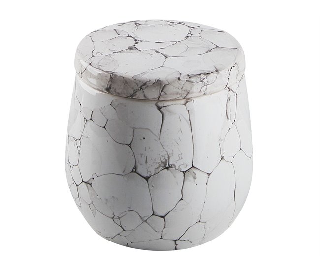 Beliani Conjunto de accesorios de baño CALLELA Branco/ Bege