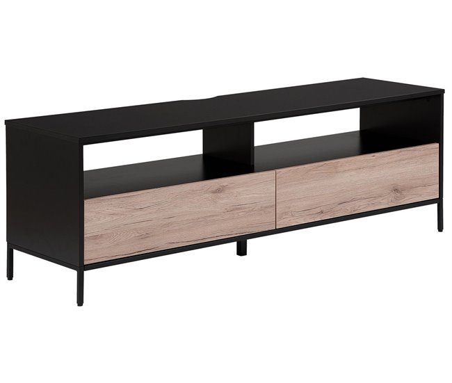 Beliani Mesa de TV SYDNEY 150 Preto