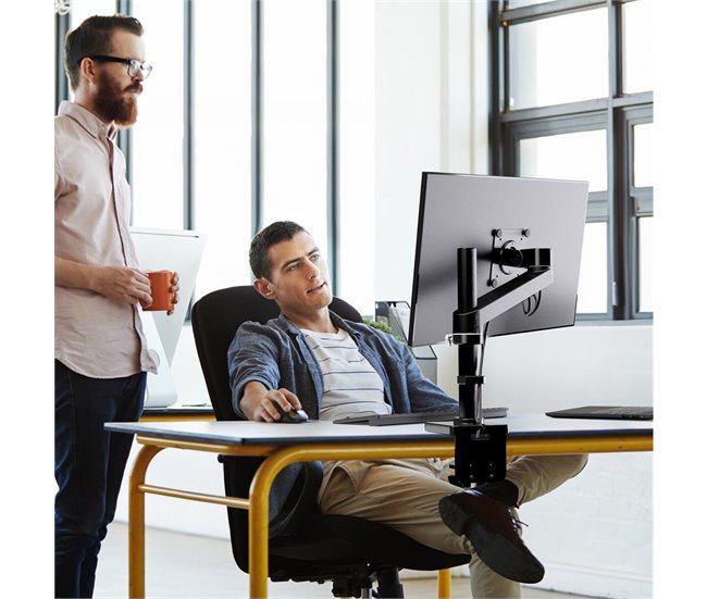 Suporte de Mesa para Ecrã 45-669-224 Preto