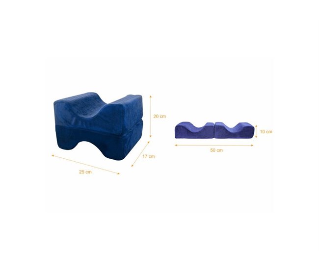 Almofada Separadora de Pernas Azul