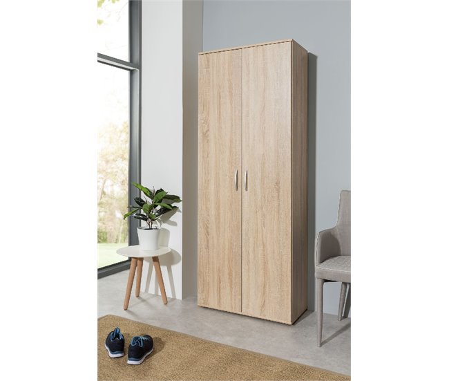 Sapateira com 2 portas e 5 prateleiras BIGGER Carvalho