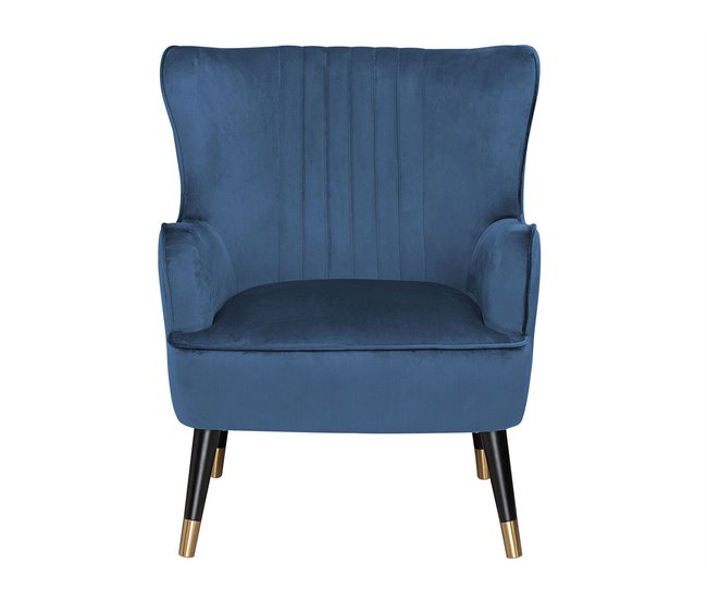 Beliani Poltrona VARBERG Azul