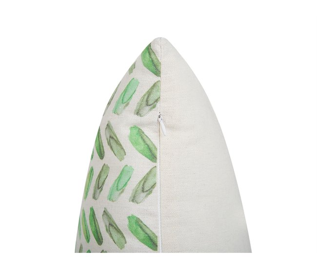Beliani Almofada decorativa PRUNUS Verde