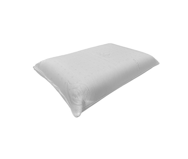 Almofada visco soja perfurada indream 60x40x12 cm - viscoelástica e respirável.